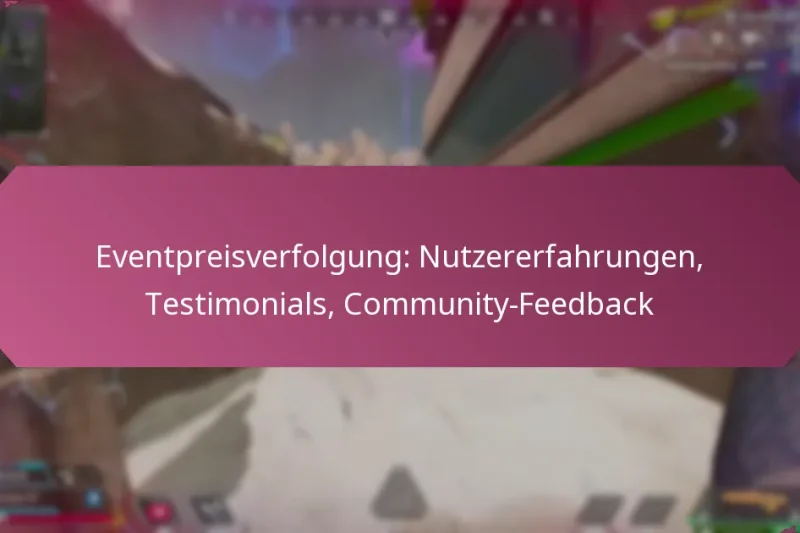 Eventpreisverfolgung: Nutzererfahrungen, Testimonials, Community-Feedback