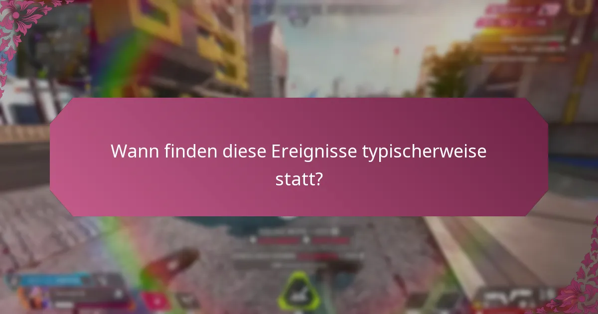 Wie funktionieren die Preisstrukturen während dieser Ereignisse?