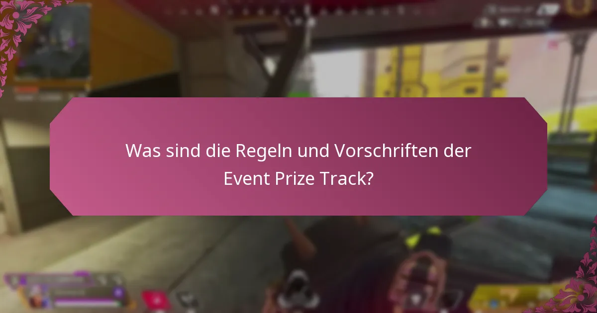 Wie werden die Preise in der Event Prize Track vergeben?