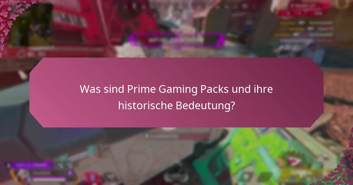 Welche Belohnungen wurden in früheren Prime Gaming Packs angeboten?