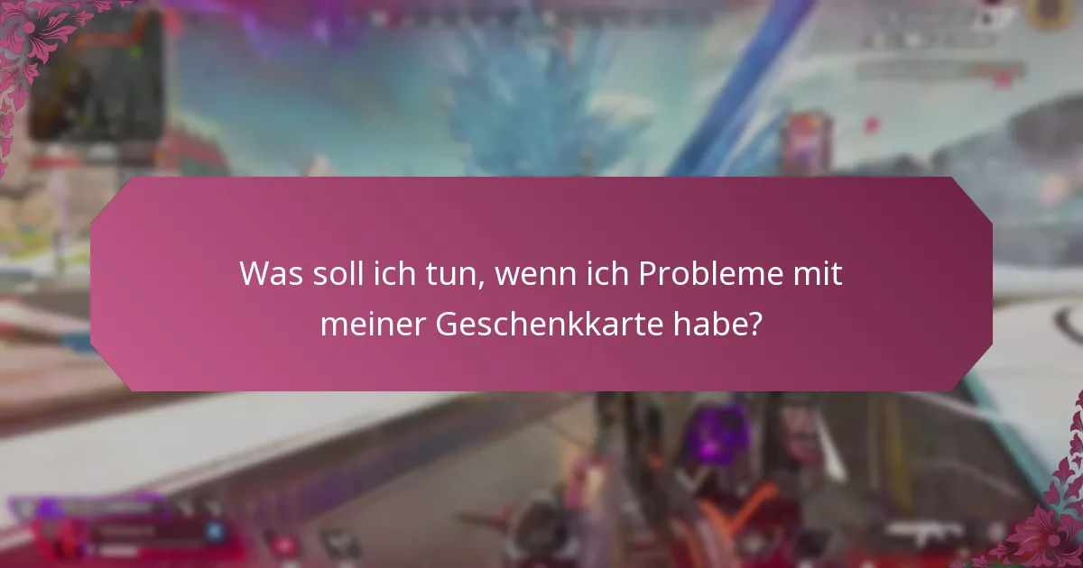 Wie löse ich Apex Coins Geschenkkarten ein?