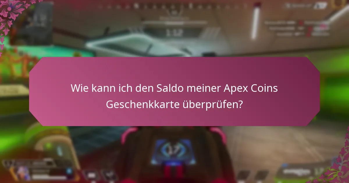 Wo kann ich Apex Coins Geschenkkarten kaufen?